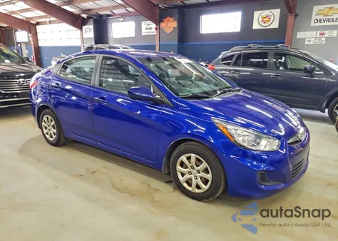2013 Hyundai Accent Gls z USA, uszkodzony, nr VIN KMHCT4AE8DU314141